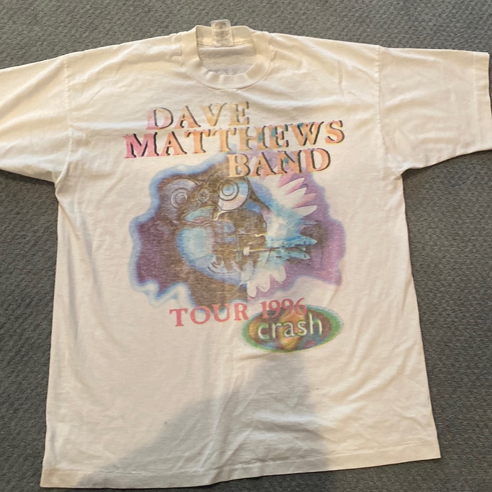 Dave Matthews Crash 1996 concert mens XL T-shirt